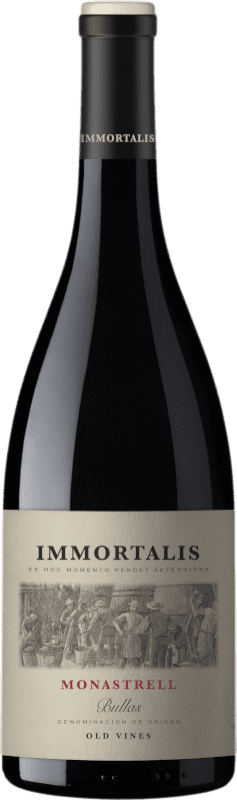 8,95 € Spedizione Gratuita | Vino rosso Immortalis D.O. Bullas Spagna Monastrell Bottiglia 75 cl