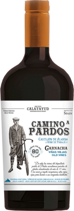 14,95 € Бесплатная доставка | Красное вино Vinos Divertidos Camino a Pardos 80 D.O. Calatayud Испания Grenache бутылка 75 cl