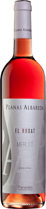 10,95 € Envio grátis | Vinho Rosé Planas Albareda El Rosat D.O. Penedès Catalunha Espanha Merlot 75 cl