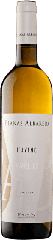 6,95 € Spedizione Gratuita | Vino bianco Planas Albareda L'Avenc D.O. Penedès Catalogna Spagna Xarel·lo Bottiglia 75 cl