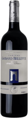 16,95 € 免费送货 | 红酒 Arbo Château Godard Bellevue A.O.C. Côtes de Bordeaux 波尔多 法国 Merlot, Cabernet Sauvignon, Cabernet Franc 瓶子 75 cl