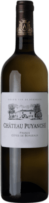 15,95 € 免费送货 | 白酒 Arbo Château Puyanché A.O.C. Côtes de Bordeaux 波尔多 法国 Sauvignon White, Sémillon 瓶子 75 cl