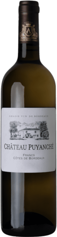 15,95 € Envio grátis | Vinho branco Arbo Château Puyanché A.O.C. Côtes de Bordeaux Bordeaux França Sauvignon Branca, Sémillon Garrafa 75 cl