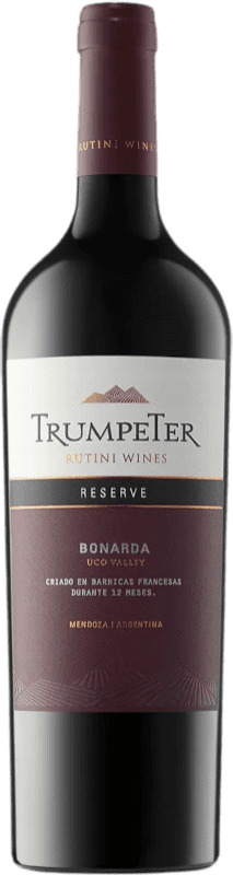 27,95 € Envío gratis | Vino Tinto Rutini Trumpeter Reserva I.G. Mendoza Mendoza Argentina Bonarda 75 cl