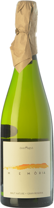 32,95 € Envío gratis | Espumoso blanco Can Descregut Memòria Brut Nature Gran Reserva Corpinnat España Macabeo, Xarel·lo Botella 75 cl