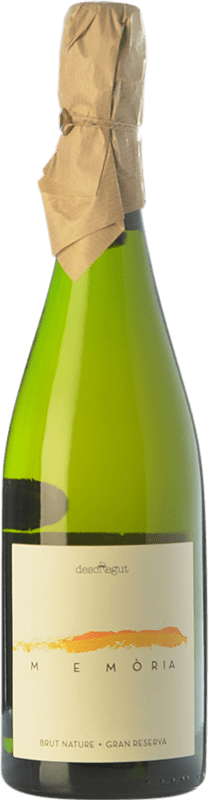 25,95 € Kostenloser Versand | Weißer Sekt Can Descregut Memòria Brut Nature Große Reserve — Lange Reifung Corpinnat Spanien Macabeo, Xarel·lo 75 cl