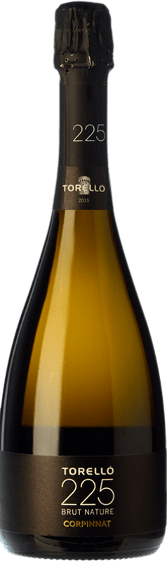 39,95 € Free Shipping | White Sparkling Wine Torelló 225 Brut Nature Corpinnat Spain Macabeo, Xarel·lo, Parellada Bottle 75 cl