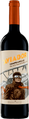 4,95 € Spedizione Gratuita | Vino Rosso Pagos del Rey El Aviador I.G.P. Vino de la Tierra de Castilla y León Castilla y León Spagna Tempranillo 75 cl