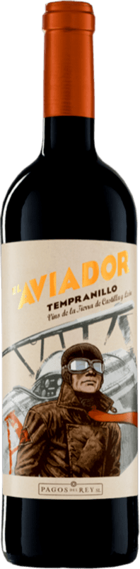 6,95 € 免费送货 | 红酒 Pagos del Rey El Aviador I.G.P. Vino de la Tierra de Castilla y León 卡斯蒂利亚莱昂 西班牙 Tempranillo 瓶子 75 cl