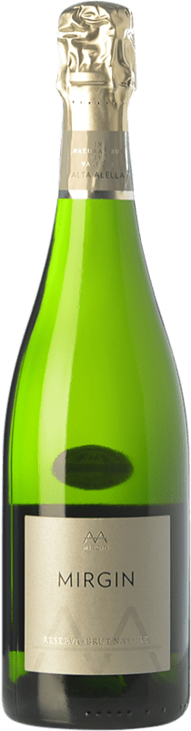 19,95 € Бесплатная доставка | Белое игристое вино Alta Alella AA Mirgin Резерва D.O. Cava Испания Macabeo — Макабео, Xarel·lo — Шарелло, Parellada — Парельяда Бутылка 75 cl
