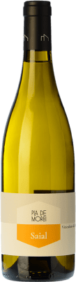 17,95 € Бесплатная доставка | Белое вино Pla de Morei Saial Каталония Испания Garnacha — Гренаш, Chardonnay — Шардоне, Incroccio Manzoni 75 cl