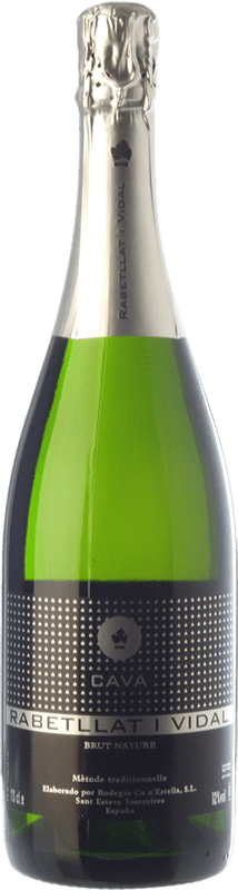 27,95 € Free Shipping | White sparkling Ca N'Estella Rabetllat i Vidal Brut Nature D.O. Cava Spain Macabeo, Xarel·lo, Chardonnay Magnum Bottle 1,5 L