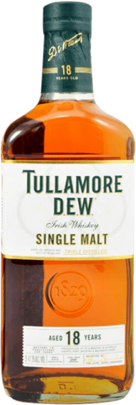 124,95 € Envío gratis | Whisky Single Malt Tullamore Dew Irlanda 18 Años Botella 70 cl