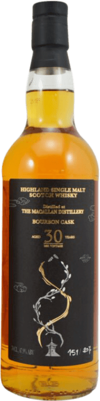 4 061,95 € 免费送货 | 单一麦芽威士忌 Macallan Bourbon Cask Finish — 橡木桶陈酿收尾 英国 30 岁 70 cl