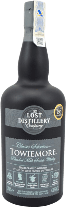 65,95 € Spedizione Gratuita | Whisky Blended The Lost Towiemore Classic Selection Regno Unito Bottiglia 70 cl