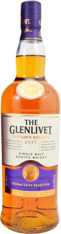 69,95 € 免费送货 | 威士忌单一麦芽威士忌 Glenlivet Captain's Reserve 预订 英国 瓶子 70 cl