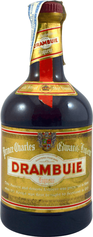 57,95 € Envio grátis | Licores Drambuie 1990's Espécime de Colecionador Reino Unido Garrafa 70 cl