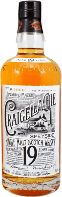 299,95 € Spedizione Gratuita | Whisky Single Malt Craigellachie Malt Regno Unito 19 Anni Bottiglia 70 cl