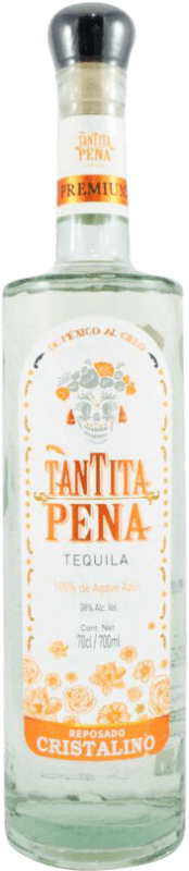73,95 € Envío gratis | Tequila Selecto de Amatitan Tantita Pena Reposado Cristalino México Botella 70 cl