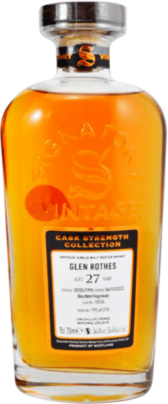 347,95 € Envío gratis | Whisky Blended Signatory Vintage At Glen Rothes Reino Unido 27 Años Botella 70 cl