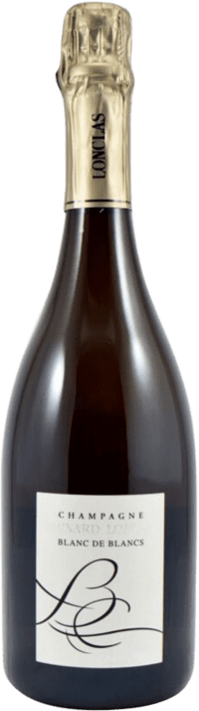 61,95 € Envio grátis | Espumante branco Bernard Lonclas. Blanc de Blancs Extra Brut A.O.C. Champagne França Chardonnay Garrafa 75 cl