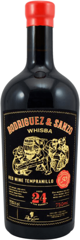 45,95 € Бесплатная доставка | Красное вино Rodríguez & Sanzo Whisba 24 Meses I.G.P. Vino de la Tierra de Castilla y León Кастилия-Леон Испания Tempranillo бутылка 75 cl