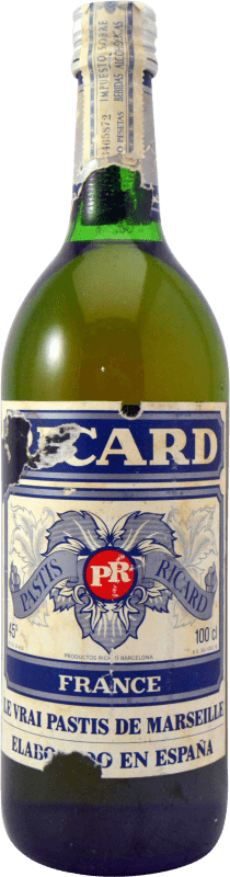 34,95 € Envío gratis | Pastis Pernod Ricard 1970's Ejemplar Coleccionista España Botella 1 L