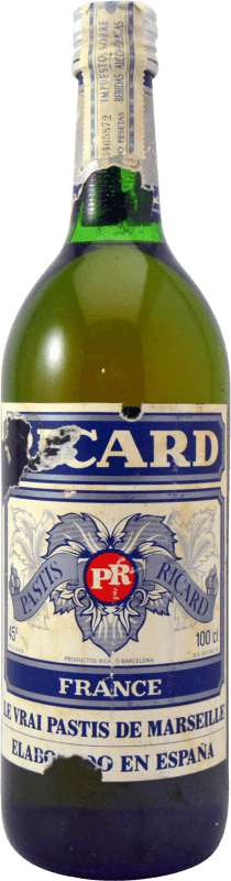 34,95 € 送料無料 | パスティス Pernod Ricard 1970's コレクターの標本 スペイン ボトル 1 L