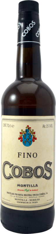 23,95 € Free Shipping | Fortified Wine Navisa Cobos 1990's D.O. Montilla-Moriles Spain Palomino Fino 70 cl Collector's Item Not for Consumption