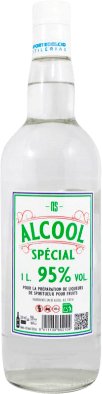 31,95 € Kostenloser Versand | Tresterbrand Orujo Monforte del Cid. Alcool Alimentario Alcohol 95º Spezial Spanien Flasche 1 L