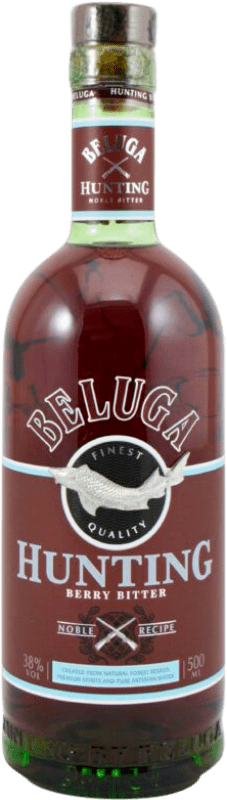 28,95 € Envío gratis | Licor de hierbas Mariinsk Beluga Hunting Berry Bitter Rusia Botella Medium 50 cl