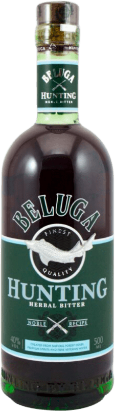 19,95 € Envío gratis | Licor de Hierbas Mariinsk Beluga Hunting Rusia Botella Medium 50 cl Bitter — Amargo, Herbal