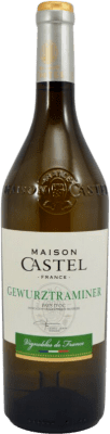 11,95 € 免费送货 | 白酒 Maison Castel I.G.P. Vin de Pays d'Oc 法国 Gewürztraminer 瓶子 75 cl