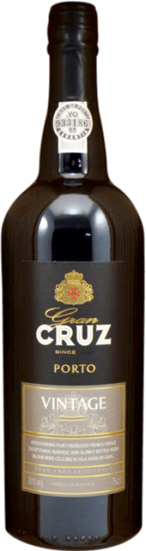49,95 € Kostenloser Versand | Verstärkter Wein Gran Cruz Vintage I.G. Porto Portugal Flasche 75 cl