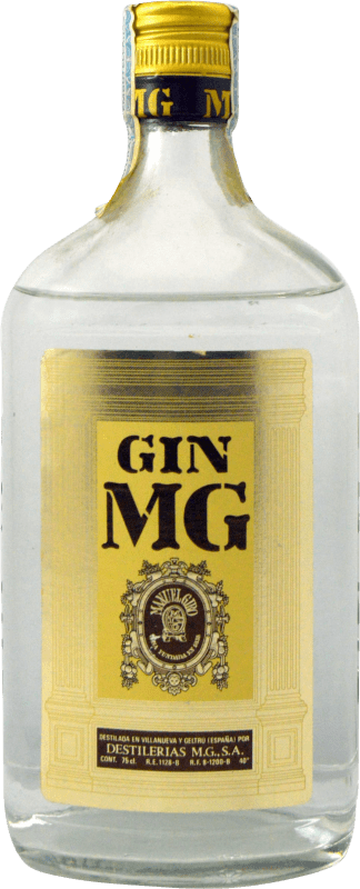 28,95 € Spedizione Gratuita | Gin MG Gin 1980's Esemplare da Collezione Spagna Bottiglia 75 cl