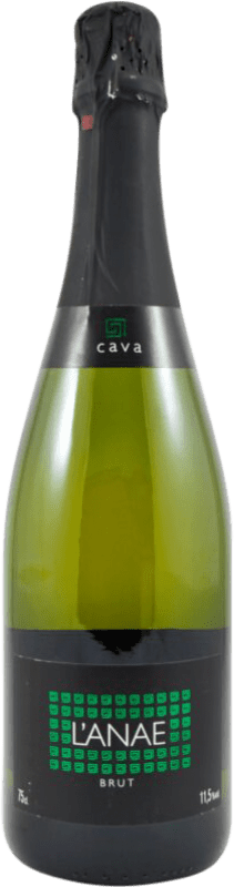 9,95 € Envio grátis | Espumante branco Covides L'Anae Brut D.O. Cava Espanha Macabeo, Xarel·lo, Parellada Garrafa 75 cl