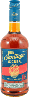 44,95 € 免费送货 | 朗姆酒 Cuba Ron Santiago de Cuba Extra Añejo 古巴 11 岁 瓶子 70 cl