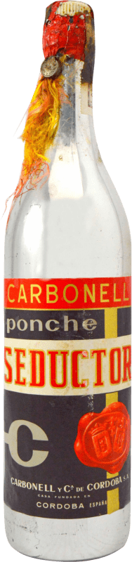 28,95 € Envío gratis | Licores Carbonell Ponche Seductor 1970's Ejemplar Coleccionista Francia Botella 75 cl