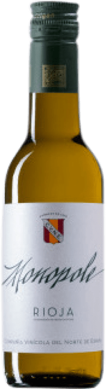 17,95 € Envoi gratuit | Boîte de 6 unités Vin Blanc Norte de España - CVNE Monopole D.O.Ca. Rioja Espagne Viura Petite Bouteille 18 cl