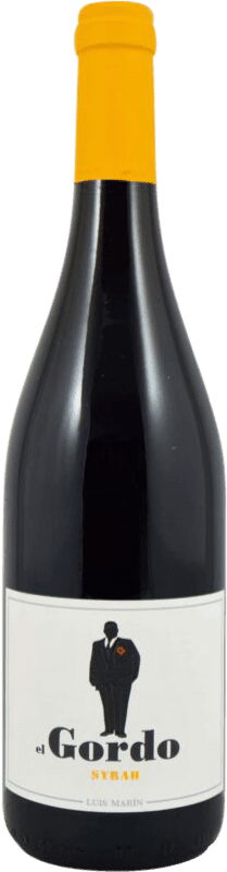 8,95 € Spedizione Gratuita | Vino rosso Luis Marín El Gordo D.O. Cariñena Spagna Syrah Bottiglia 75 cl