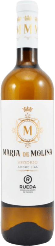 7,95 € Envío gratis | Vino blanco Frutos Villar María de Molina sobre Lías D.O. Rueda Castilla y León España Verdejo Botella 75 cl