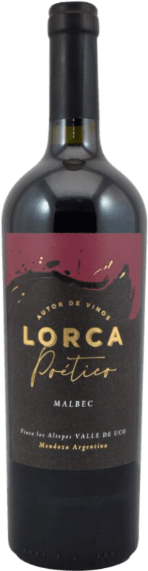 23,95 € Free Shipping | Red wine Foster Lorca Poético I.G. Mendoza Argentina Malbec Bottle 75 cl