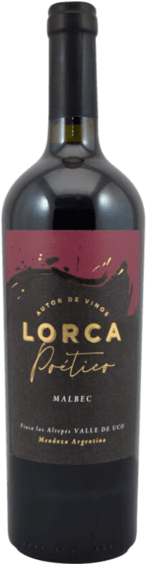 17,95 € Envío gratis | Vino Tinto Foster Lorca Poético I.G. Mendoza Argentina Malbec 75 cl
