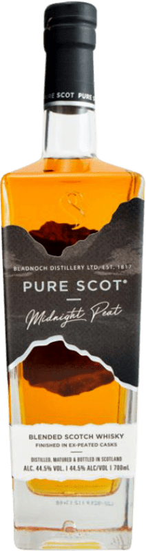 61,95 € Spedizione Gratuita | Whisky Blended Bladnoch Pure Scot Midnight Peat Regno Unito Bottiglia 70 cl