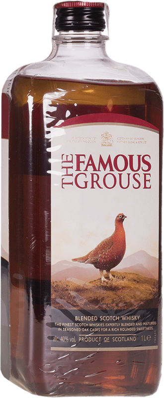 18,95 € Envio grátis | Whisky Blended Glenturret Famous Grouse Escócia Reino Unido 1 L PET