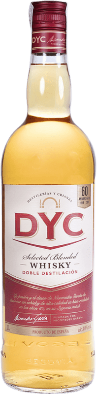 25,95 € Kostenloser Versand | Whiskey Blended DYC Spanien Flasche 1 L