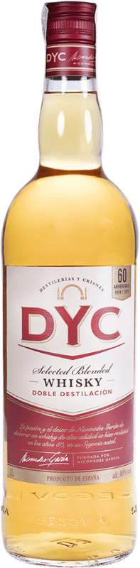 19,95 € Envío gratis | Whisky Blended DYC España 1 L