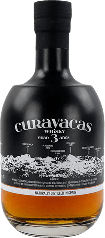 59,95 € Kostenloser Versand | Whiskey Blended Curavacas Spanien 3 Jahre Flasche 70 cl