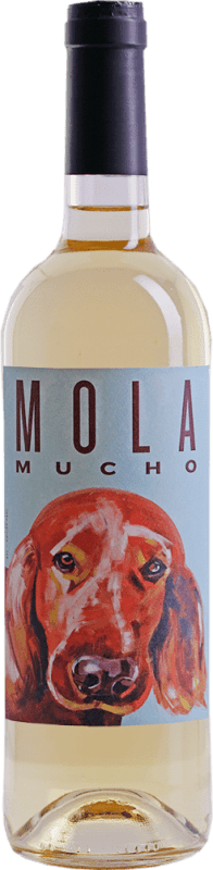 6,95 € 免费送货 | 白酒 Mola Mucho Blanco 西班牙 Tempranillo 瓶子 75 cl