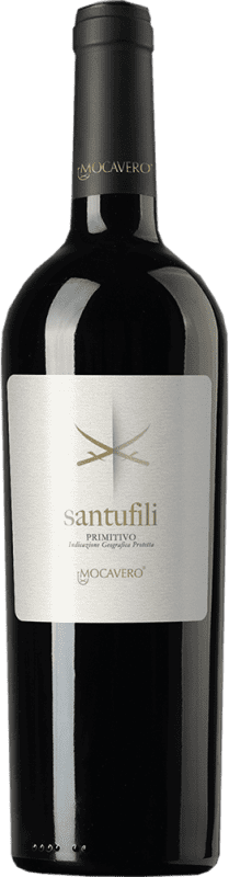 24,95 € Free Shipping | Red wine Mocavero Santufili I.G.T. Salento Italy Primitivo Bottle 75 cl